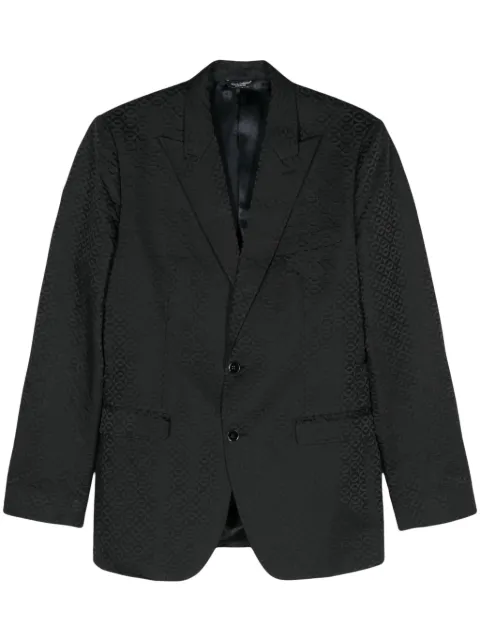 Dolce & Gabbana Pre-Owned blazer con motivo en jacquard 2000