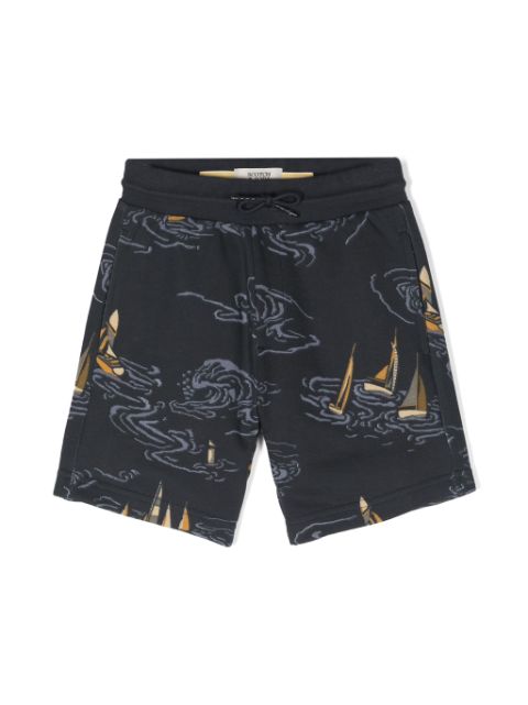 Scotch & Soda shorts deportivos con estampado gráfico