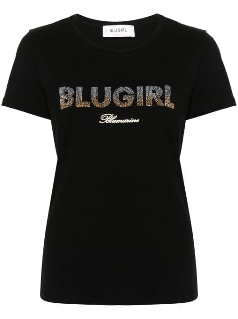 Blugirl logo-embellished cotton T-shirt