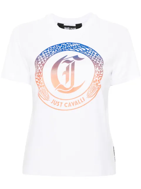 Just Cavalli logo-print cotton T-shirt