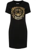 Just Cavalli tiger head-print T-shirt dress - Black