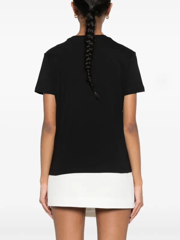 Tシャツ・カットソー JUST CAVALLI Woman T-Shirt Black 78PAH619J0116 899 ROBERTO JUST CAVALLI BLACK TEE T-SHIRT WOMEN SIZE MEDIUM | eBay