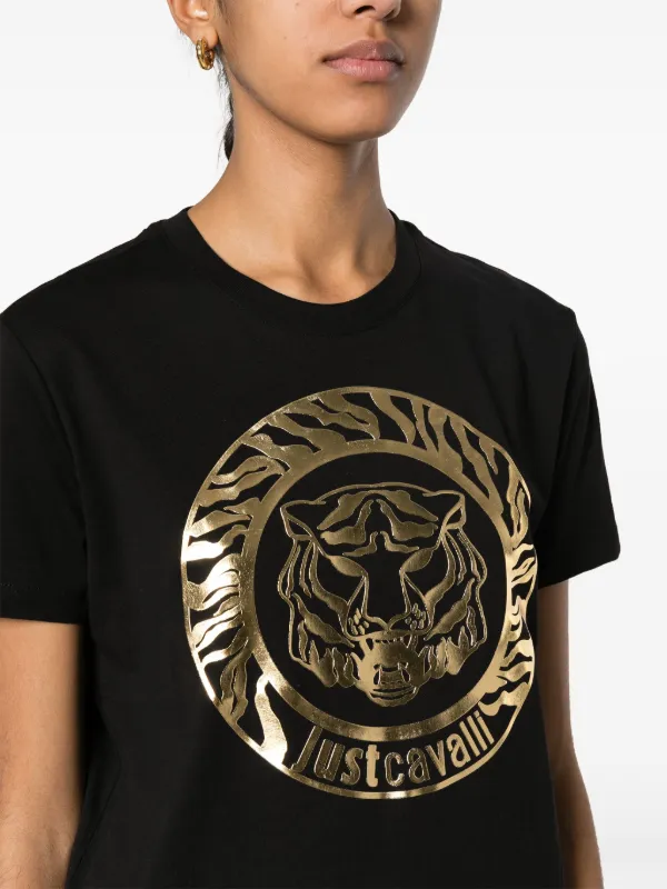Just Cavalli T-shirt Con Stampa | Nero | FARFETCH IT