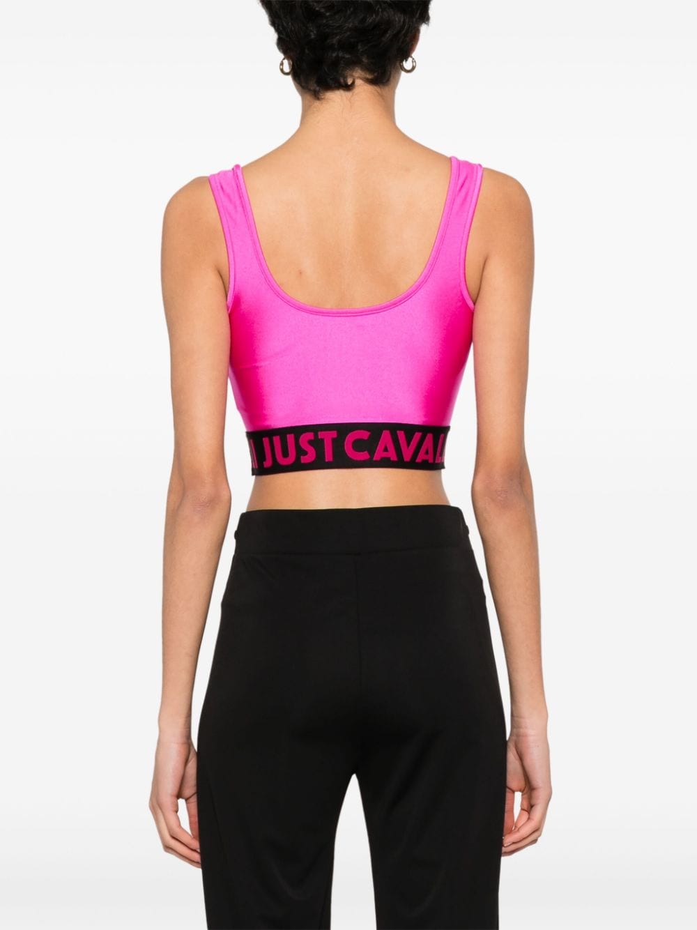 Just Cavalli Cropped top Roze