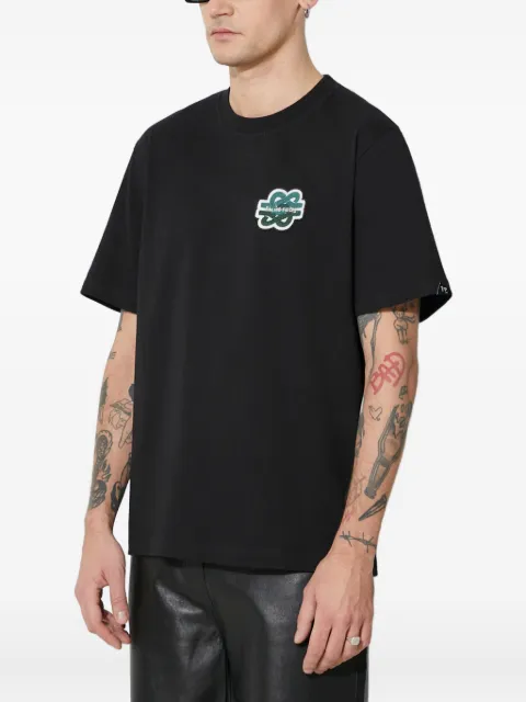 Filling Pieces logo-embroidery T-shirt