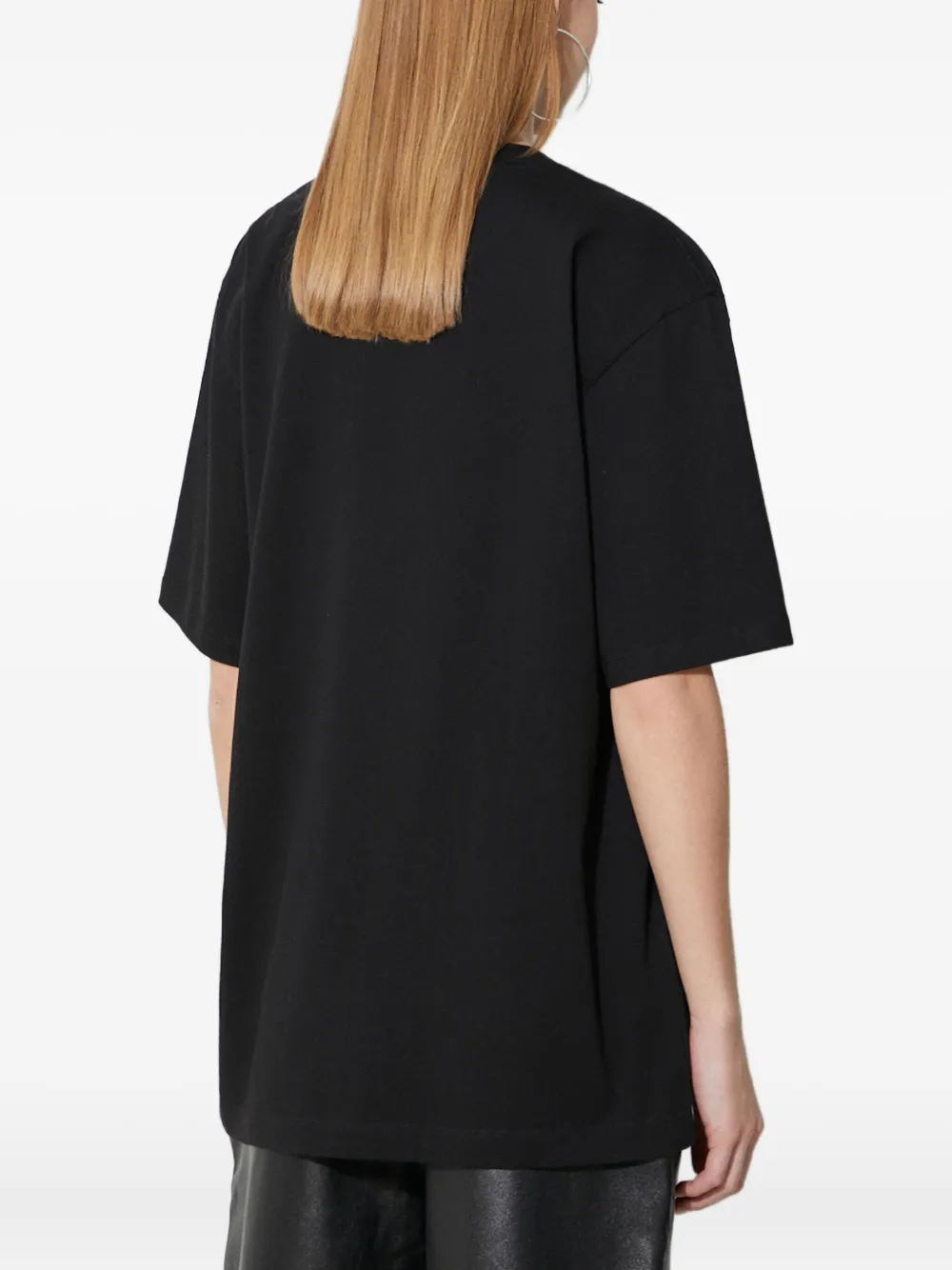 Filling Pieces Logo-embroidery T-shirt In Black