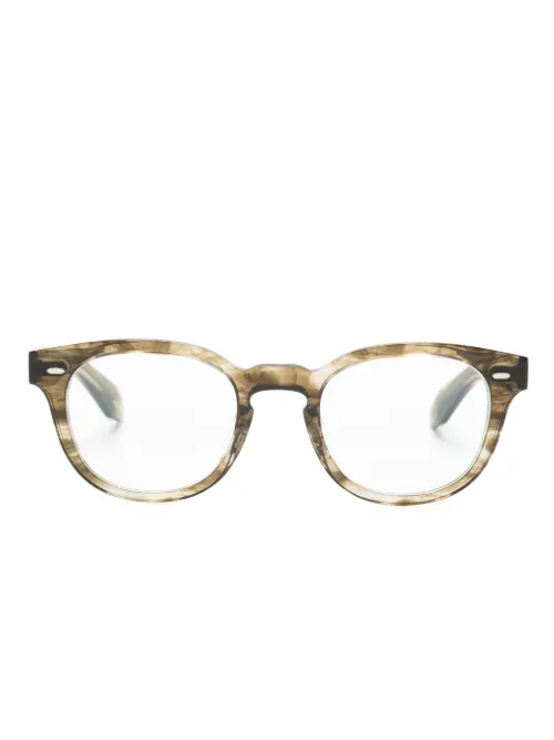 Lunettes de vue à monture d'inspiration wayfarer - Oliver Peoples - Modalova