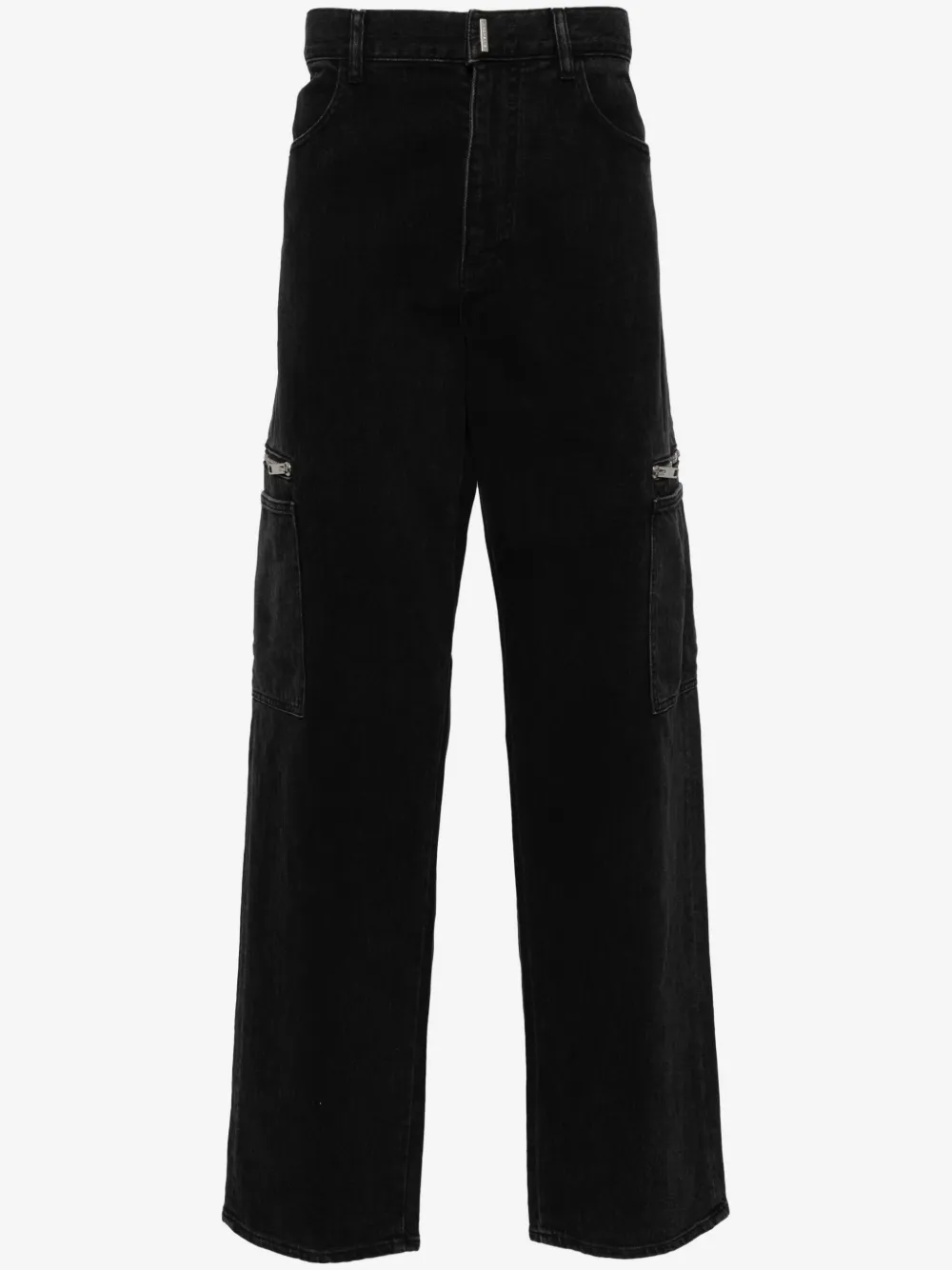 Givenchy logo-print straight-leg jeans | Black | Image 1