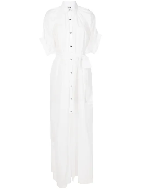 Amir Slama tied-waist shirt dress