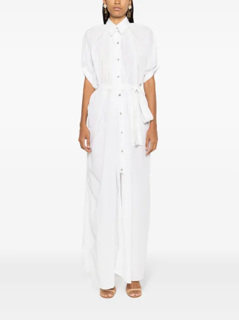 Amir Slama tied-waist shirt dress 14953 - 1