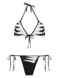 Amir Slama cut-out triangle bikini - Black