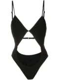 Amir Slama cut-out swimsuit - Black