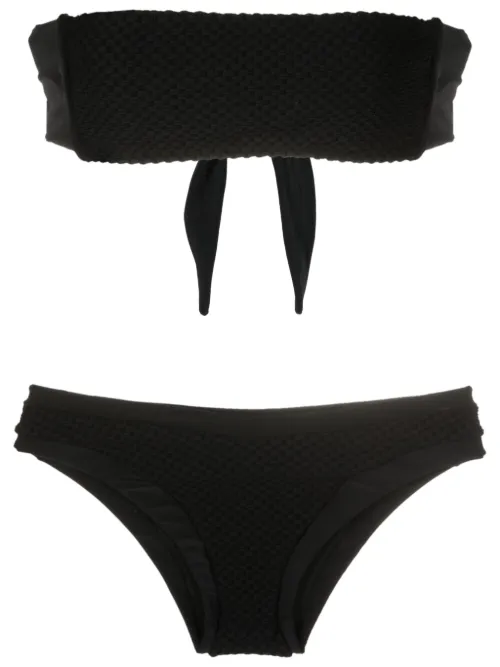 Haut de bikini à design de bandeau - Amir Slama - Modalova