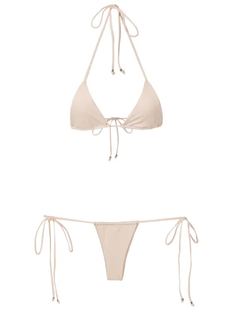 Amir Slama bikini estilo triángulo con cuello halter