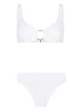 Amir Slama ring-embellished bikini - White