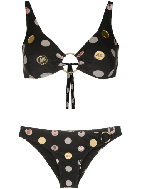 Amir Slama graphic-print bikini