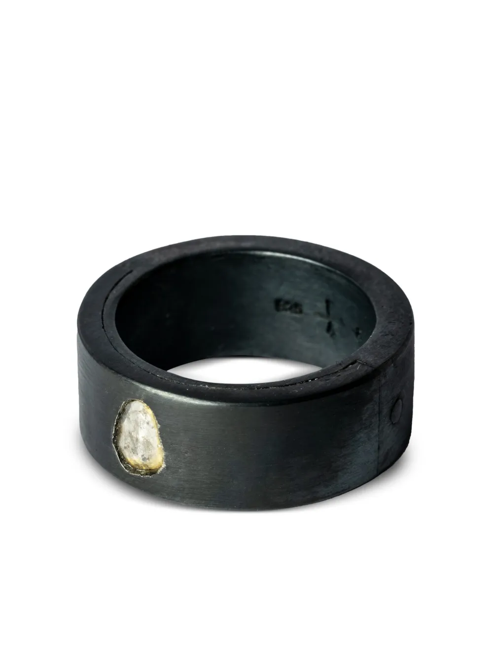 Parts of Four Sistema sterling-silver yellow-diamond ring - Zwart