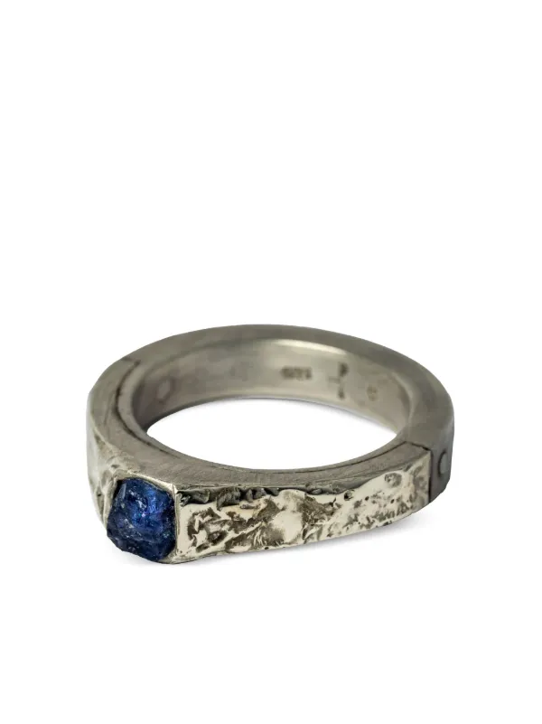 Parts Of Four 10kt gold fused Sterling Silver Tanzanite Ring