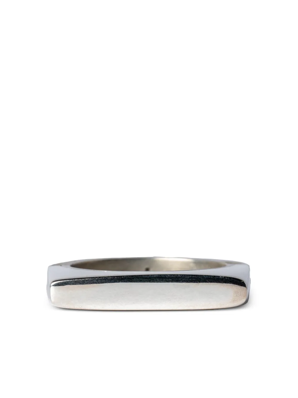 PARTS OF FOUR SISTEMA OVAL STERLING SILVER RING 
