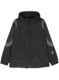 adidas by Stella McCartney logo-print lightweight jacket - Black