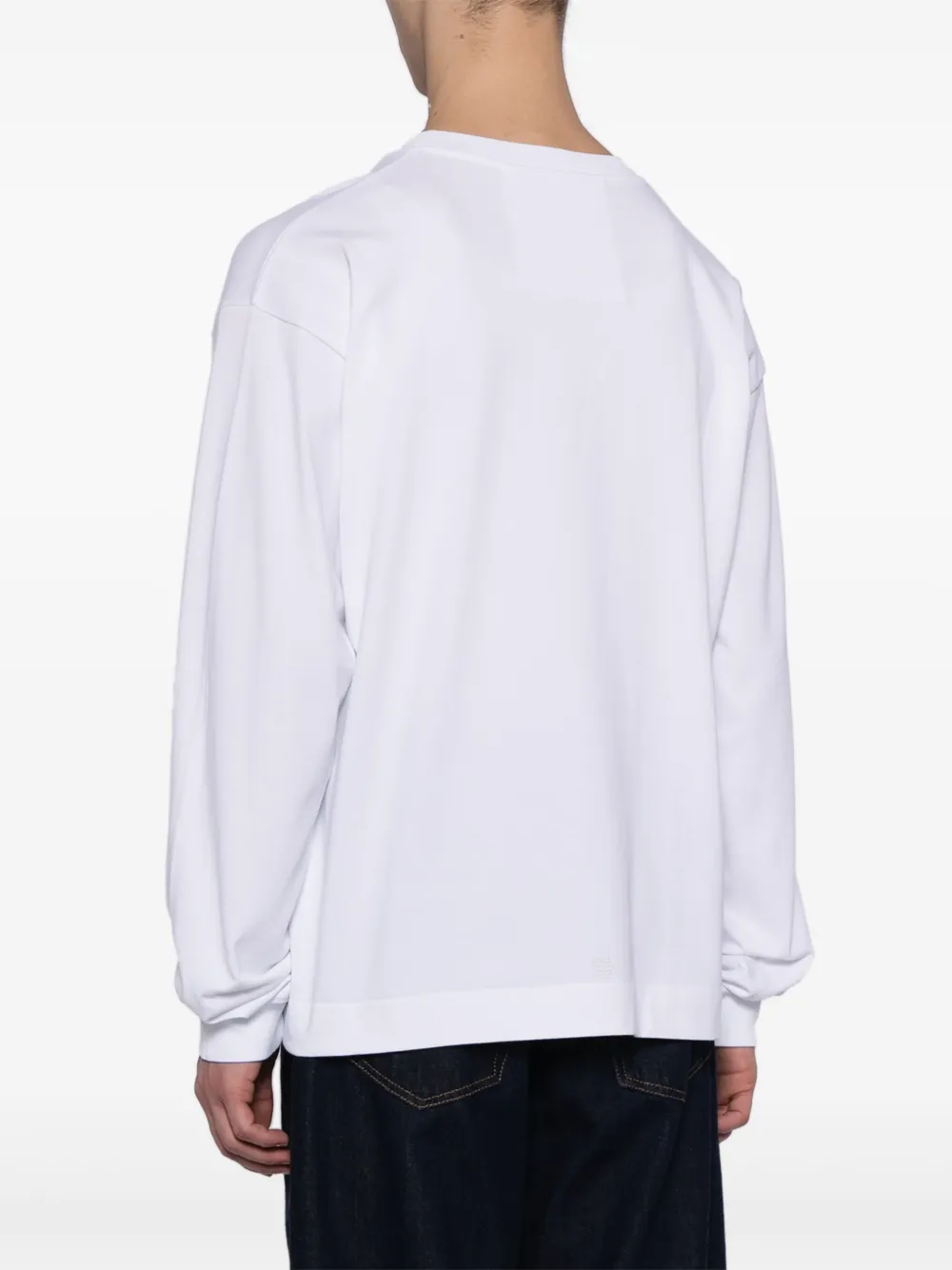 Givenchy Katoenen T-shirt met logoprint Wit