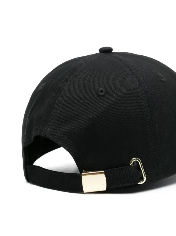【正規】VERSACE JEANS COUTURE バロック ロゴ キャップ VERSACE JEANS COUTURE Men's Logo Couture Cap Black - Gold