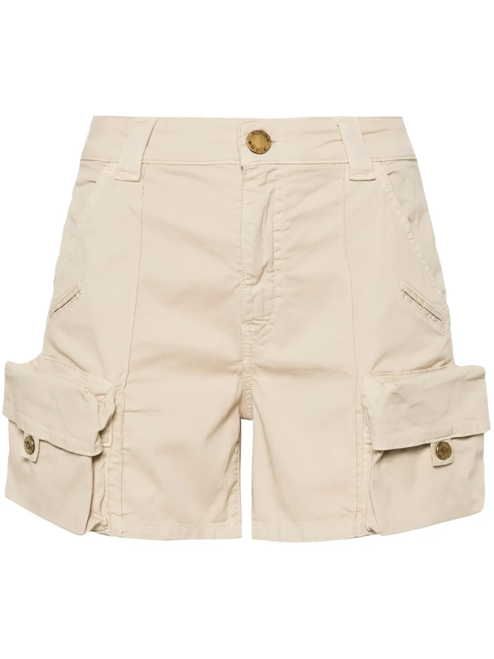 cargo cotton mini shorts