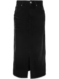 ISABEL MARANT Tilauria denim midi skirt - Black