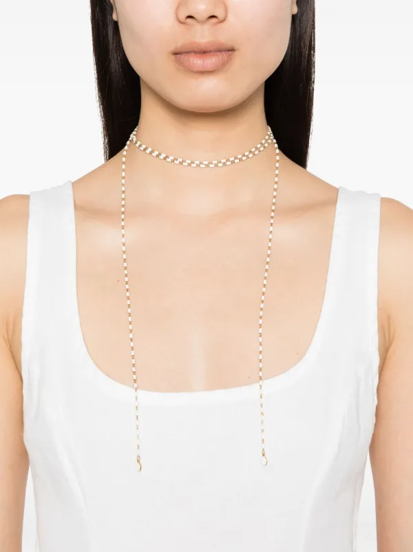 ISABEL MARANT Casablanca Wraparound Necklace | White | FARFETCH