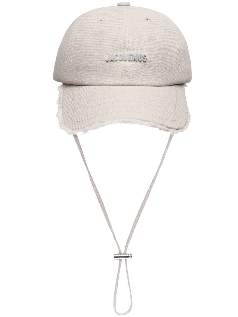 Jacquemus La Casquette Artichaut Baseball Cap In Gray