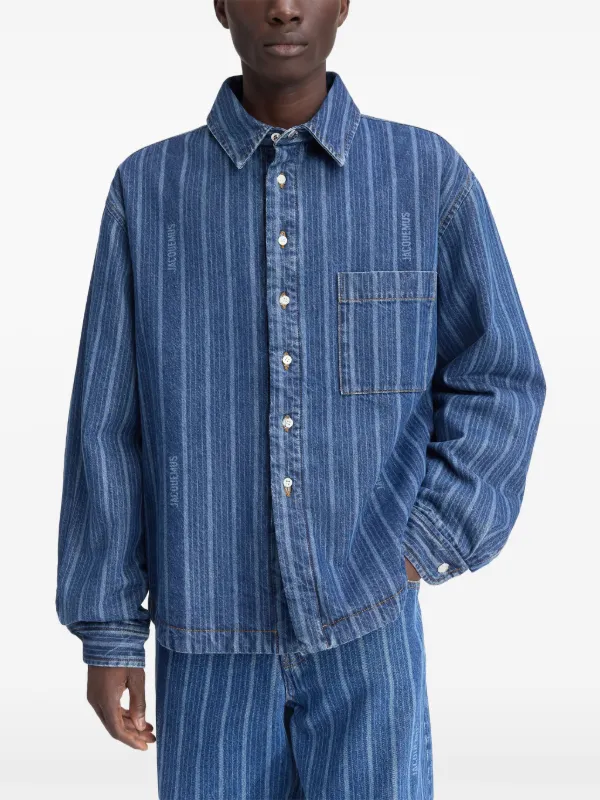 Jacquemus La Chemise Boulanger Shirt | Blue | FARFETCH