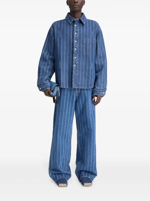 Jacquemus La Chemise Boulanger Shirt | Blue | FARFETCH