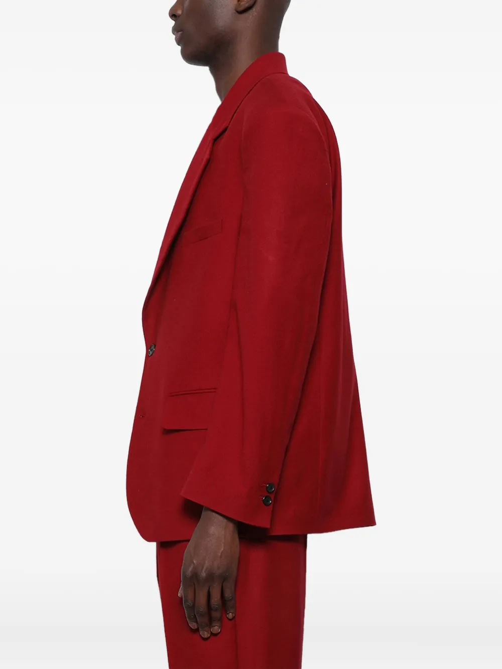 Enfants Riches Déprimés Blazer met enkele rij knopen Rood