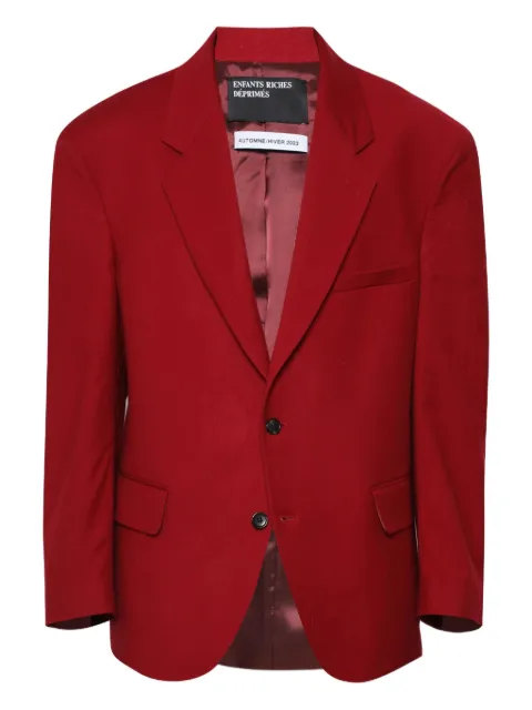 Enfants Riches Déprimés blazer con botones