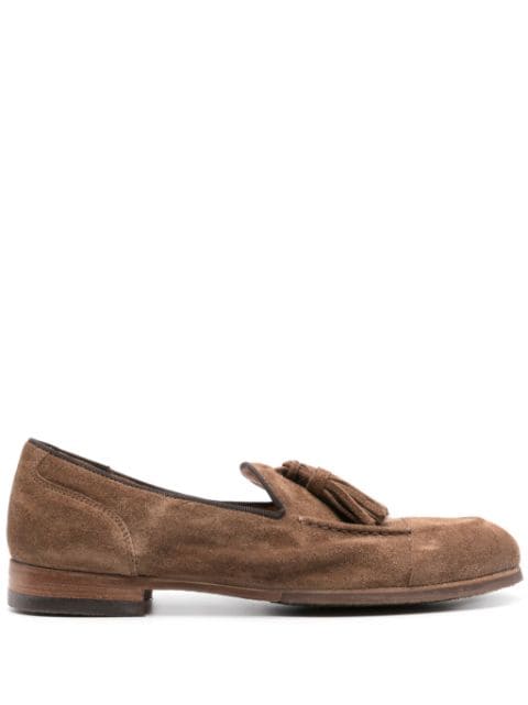 Alberto Fasciani tassel-detailed suede loafers