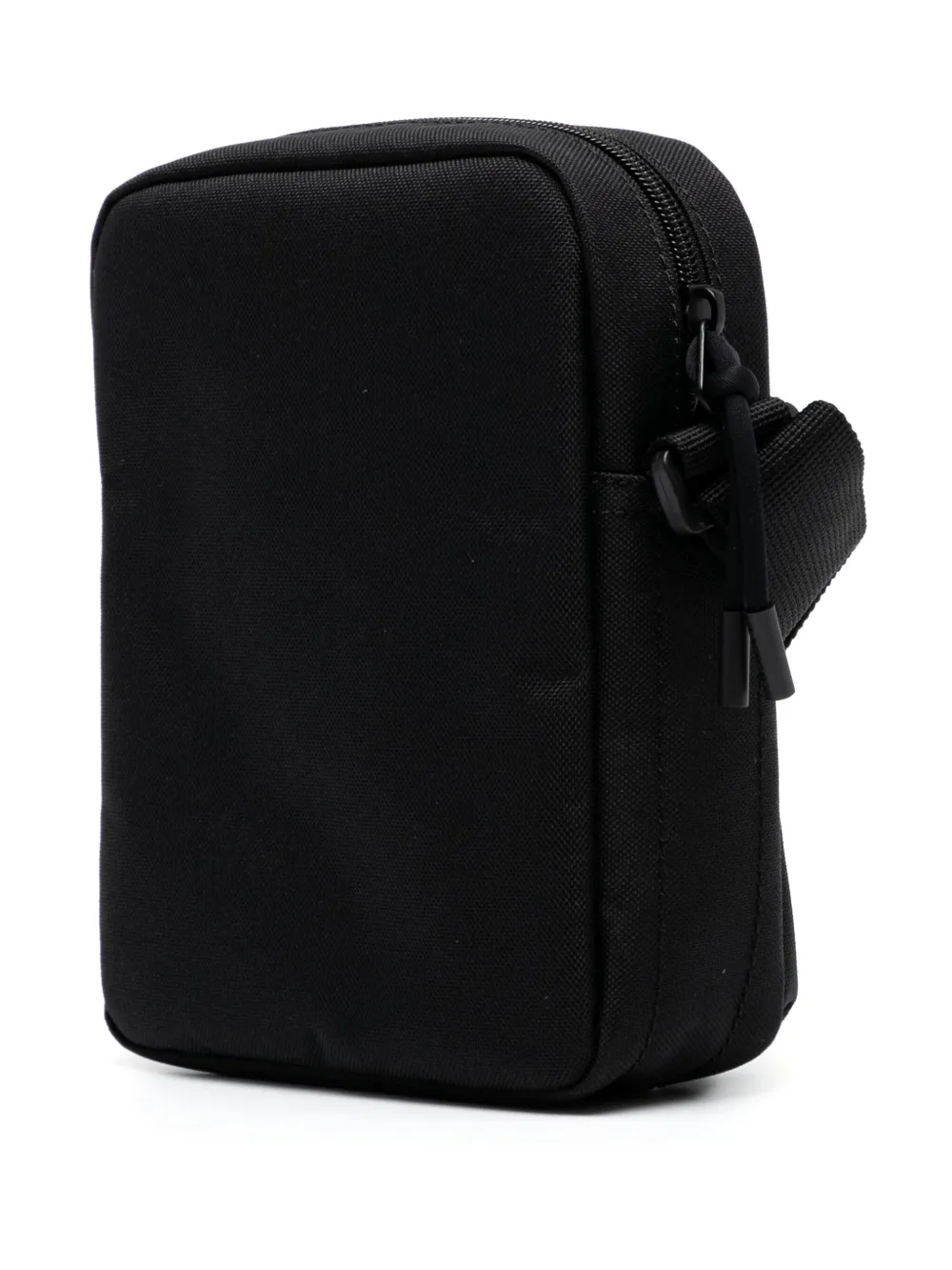 Lacoste Messengertas met logo-applicatie Zwart
