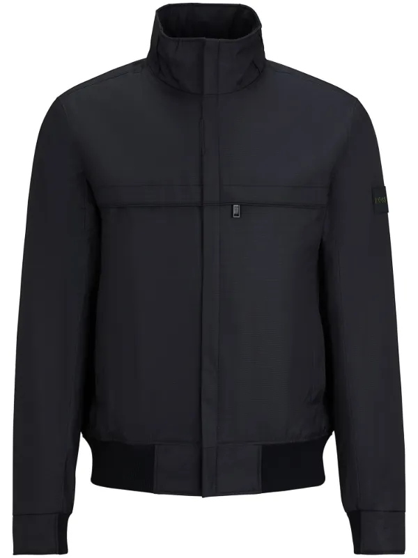 BOSS Jaqueta Com Aplicação De Logo Preto FARFETCH BR