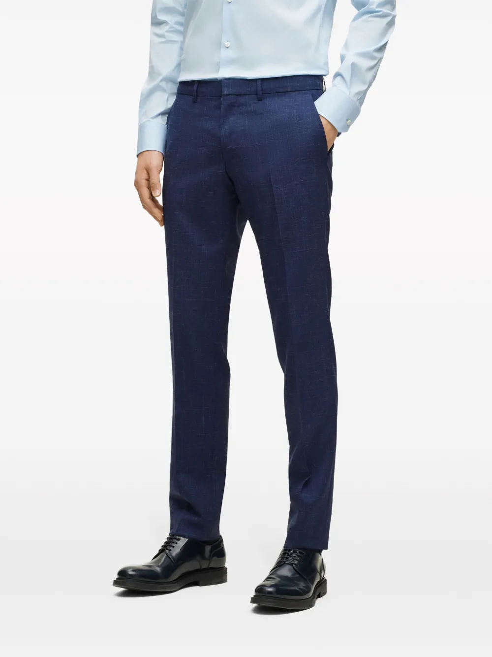 Hugo Boss Single-breasted Suit In Blue