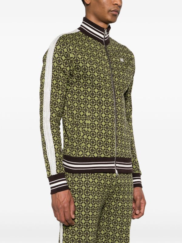 Wales Bonner Power geometric-jacquard Track Jacket - Farfetch