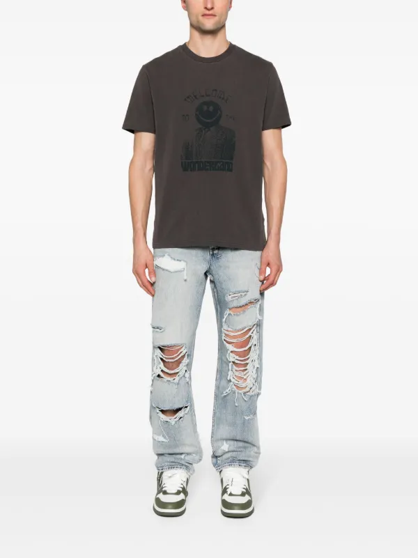 Ksubi Portal Kash Ss Cotton T-shirt | Black | FARFETCH GE