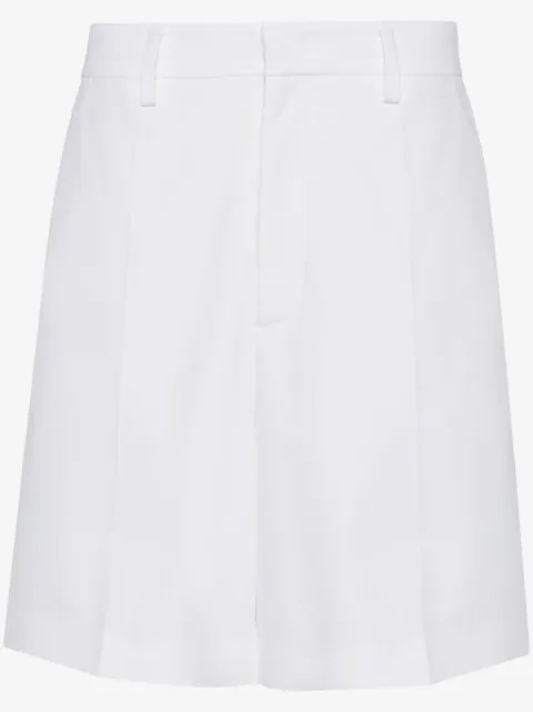 Valentino Garavani cotton pressed-crease shorts