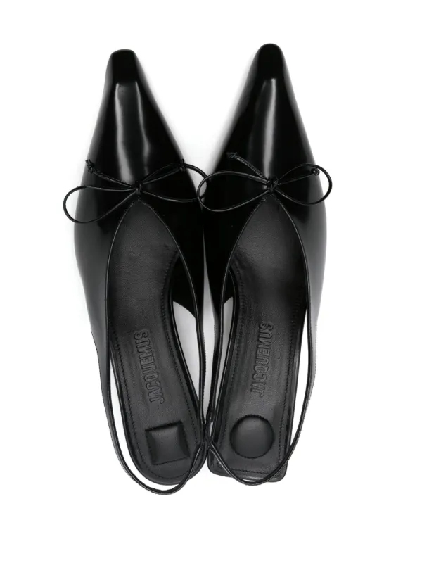Jacquemus Les Slingbacks Cubisto 40mm Pumps | Black | FARFETCH