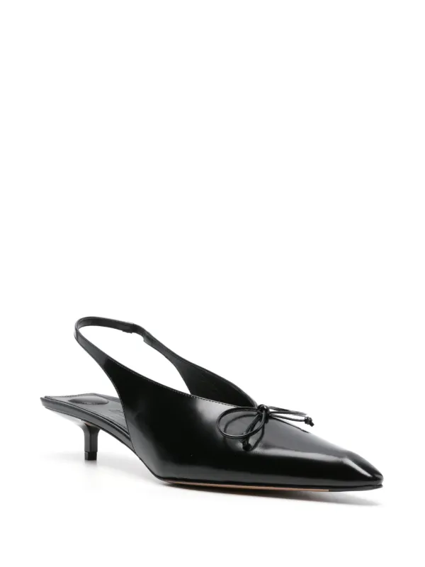 Jacquemus Les Slingbacks Cubisto 40mm Pumps | Black | FARFETCH Jacquemus Les Slingbacks Cubisto 40mm Pumps | Black | FARFETCH