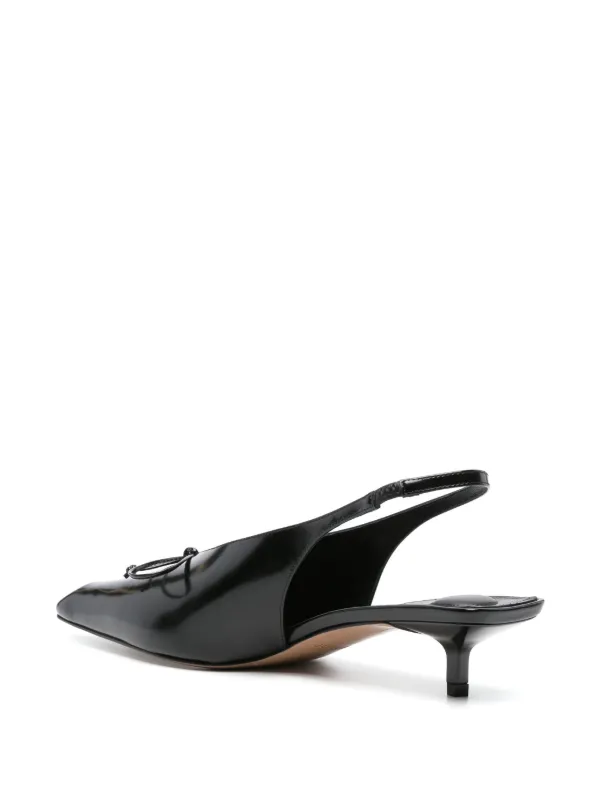Jacquemus Les Slingbacks Cubisto 40mm Pumps | Black | FARFETCH