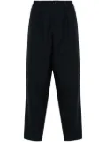 Marni pleat-detail tapered trousers - Blue