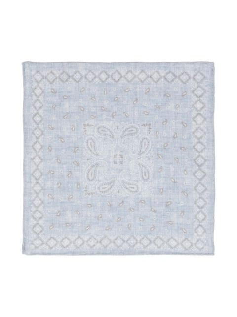 Eleventy paisley-print handkerchief 