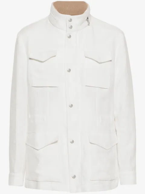 Eleventy linen field jacket