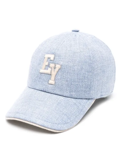 Eleventy logo-embroidered baseball cap
