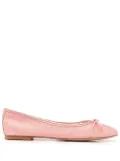 Sarah Chofakian Sapatilha Sarita textured-leather ballet pumps - Pink