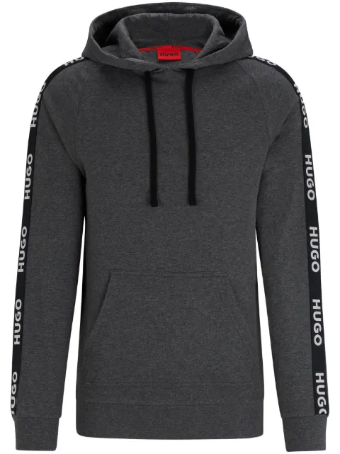 HUGO hoodie con franja del logo